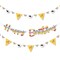 Big Dot of Happiness Let's Fiesta - Fiesta Birthday Party Letter Banner Decoration - 36 Banner Cutouts and Happy Birthday Banner Letters
